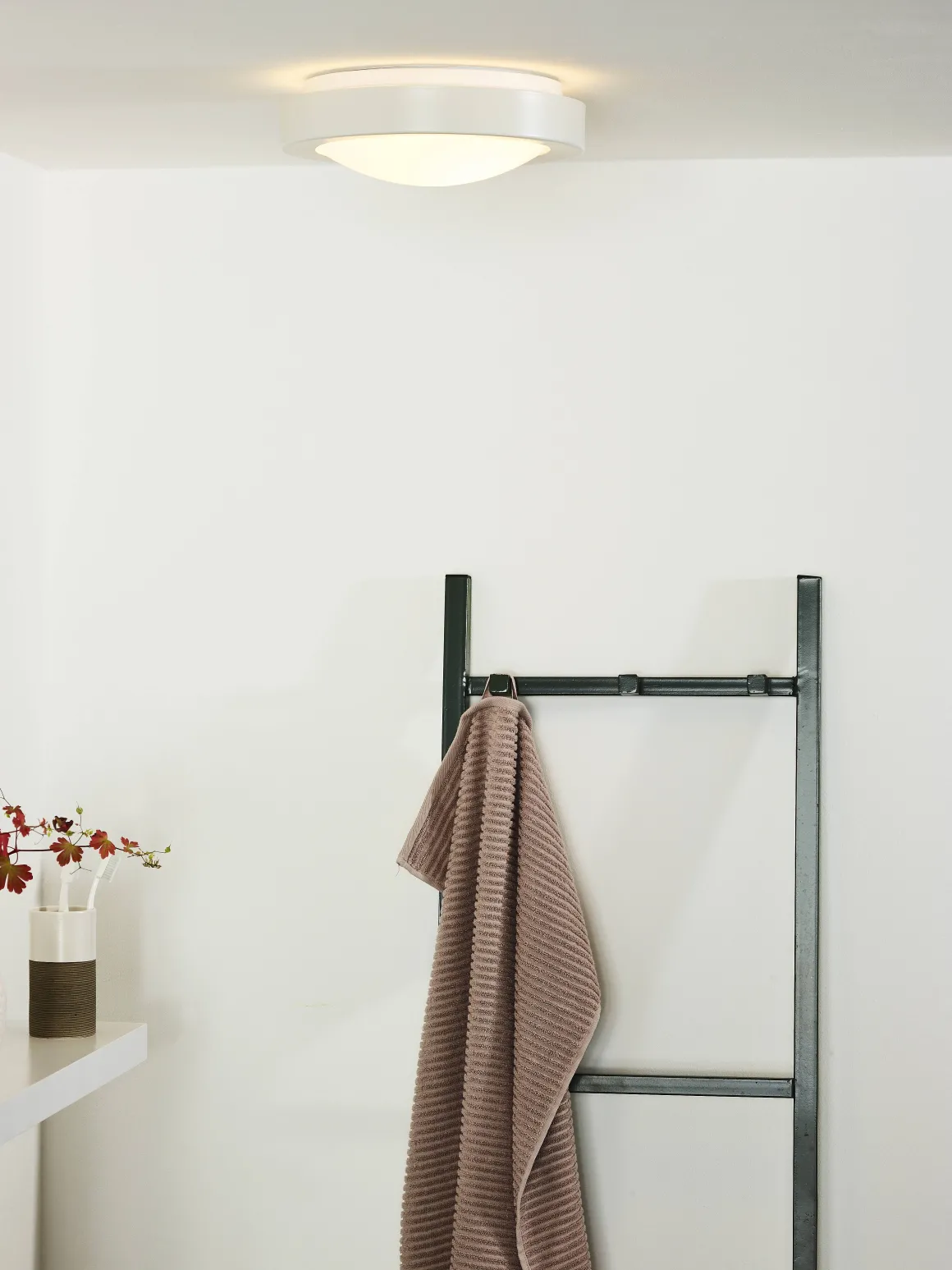 Lucide Plafondlamp Fresh Wit 27Cm E27