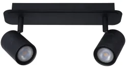 Lucide Plafondspot Lennert Zwart 2Xgu10 5W