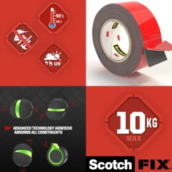 3M Scotch Extreme Montagetape 5Mx19Mm