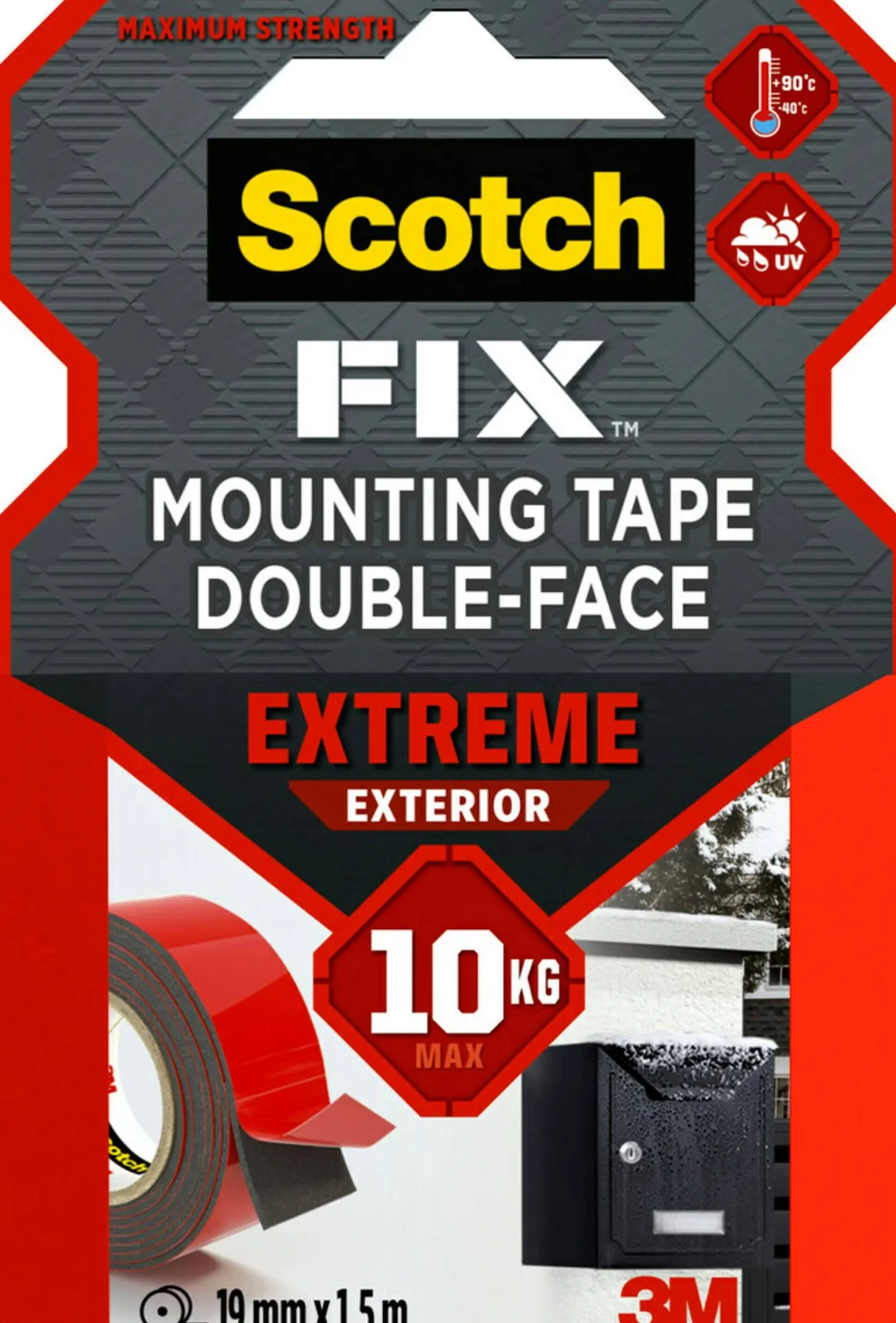 3M Scotch Extreme Montagetape 1,5Mx19Mm