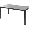 Macari Tuintafel + Verstelbare Poten Glas/Aluminium 150X90X75Cm