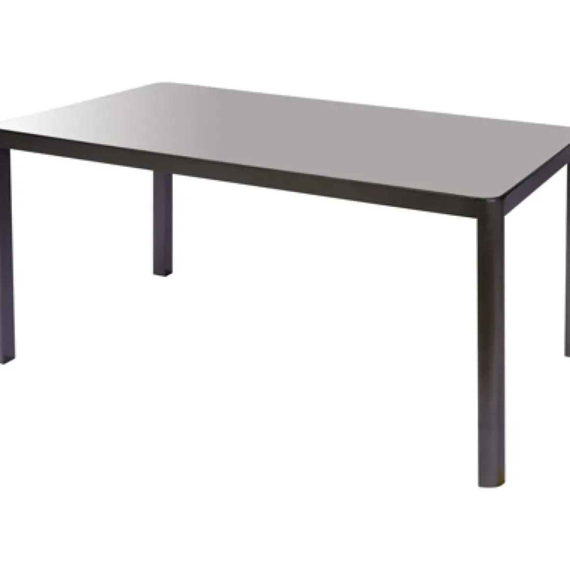 Macari Tuintafel + Verstelbare Poten Glas/Aluminium 150X90X75Cm