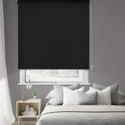 Madeco 1499 Verduisterend Rolgordijn Effen Zwart 120X250Cm