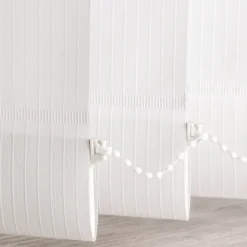 Madeco 3101 Verticale Lamellen 5 Stuks Klassiek Wit 8,9 X 280 Cm