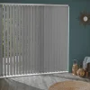 Madeco 3792 Verticale Lamellen 5 Stuks Verduisterend Grijs 8,9 X 280 Cm
