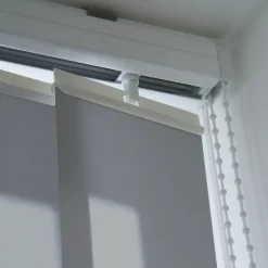 Madeco 4196 Verticale Lamellen Compleet 127Mm Lichtdoorlatend Grijs 150X260Cm