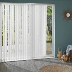 Madeco 3213 Verticale Lamellen Deluxe 5 Stuks Wit 8,9 X 280 Cm