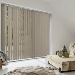 Madeco 3121 Verticale Lamellen Alaska 5 Stuks Taupe 8,9 X 260 Cm