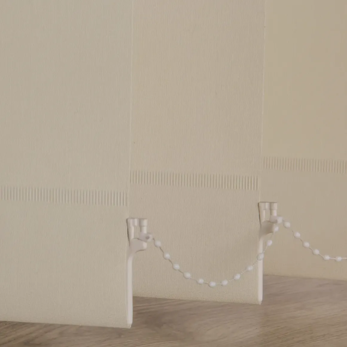 Madeco 3710 Verticale Lamellen 5 Stuks Lichtdoorlatend Beige 8,9 X 280 Cm