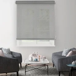 Madeco Grey Thermisch Lichtdoorlatend Rolgordijn Lichtgrijs 120X190Cm