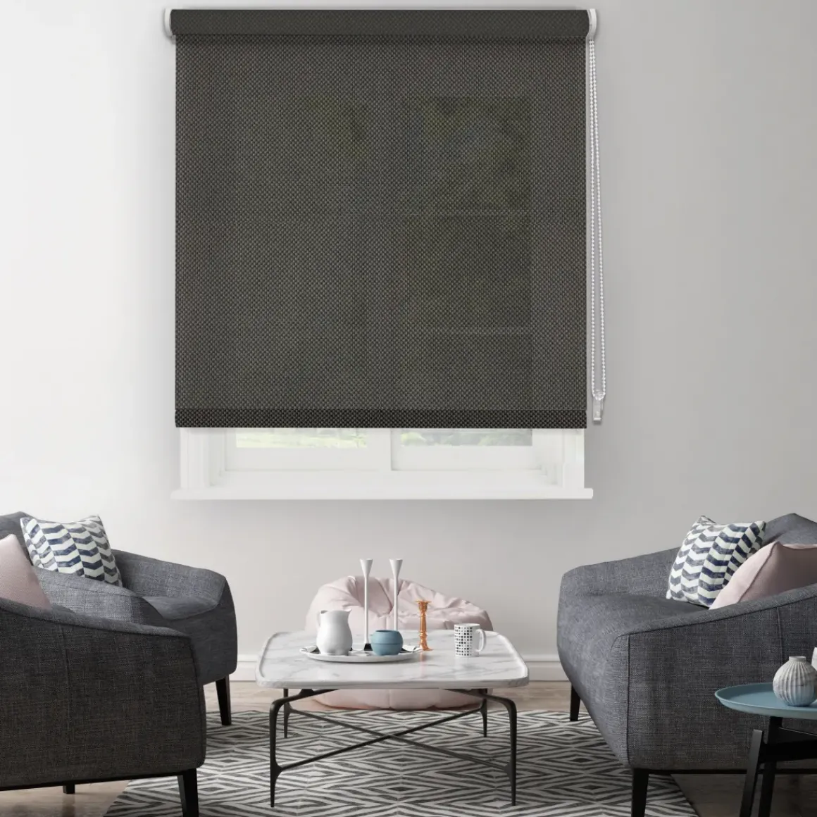 Madeco Thermisch Lichtdoorlatend Rolgordijn Antraciet 1986 60X190Cm