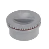 Martens Pvc Eindstop Met Schroefdeksel O100Mm Grijs