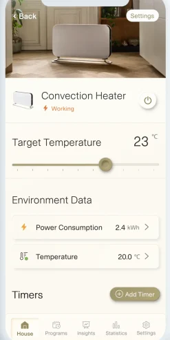 Mill Convector Kachel Co1200Wifi3 Met Wifi