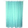 Msv Douchegordijn Wave Blauw 180Cm