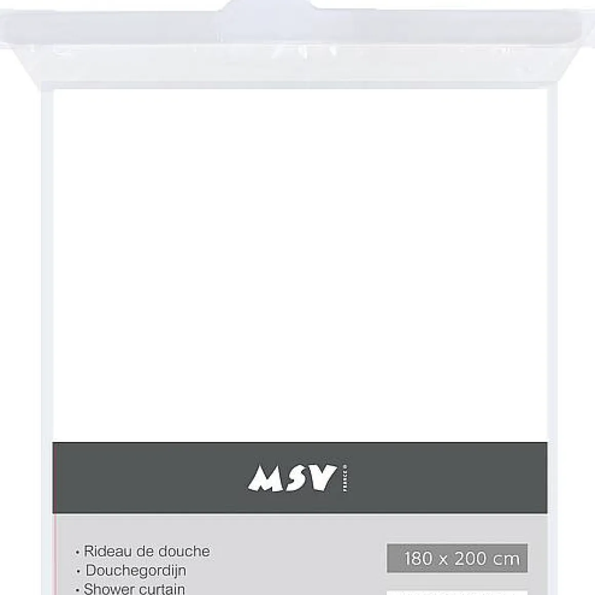 Msv Douchegordijn Wit 120Cm