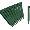 Nature Grondpennen Voor Tuinborder Polyethyleen Groen 1,9X1,8X26,7Cm 10 Stuks