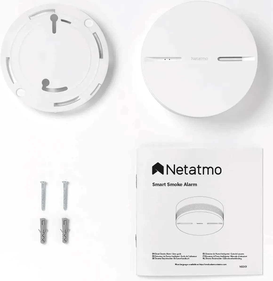 Netatmo Slimme Rookmelder Wit