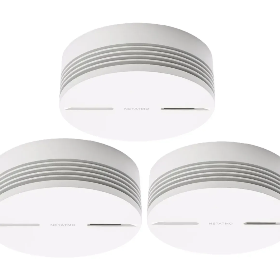 Netatmo Slimme Rookmelder Wit 3 Stuks