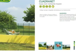 Nortene Balkonscherm Cuadrant 20 Groen 1X5M