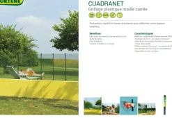 Nortene Balkonscherm Cuadrant 20 Groen 1X5M
