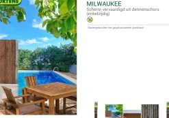 Nortene Balkonscherm Milwaukee Bruin 1X3M