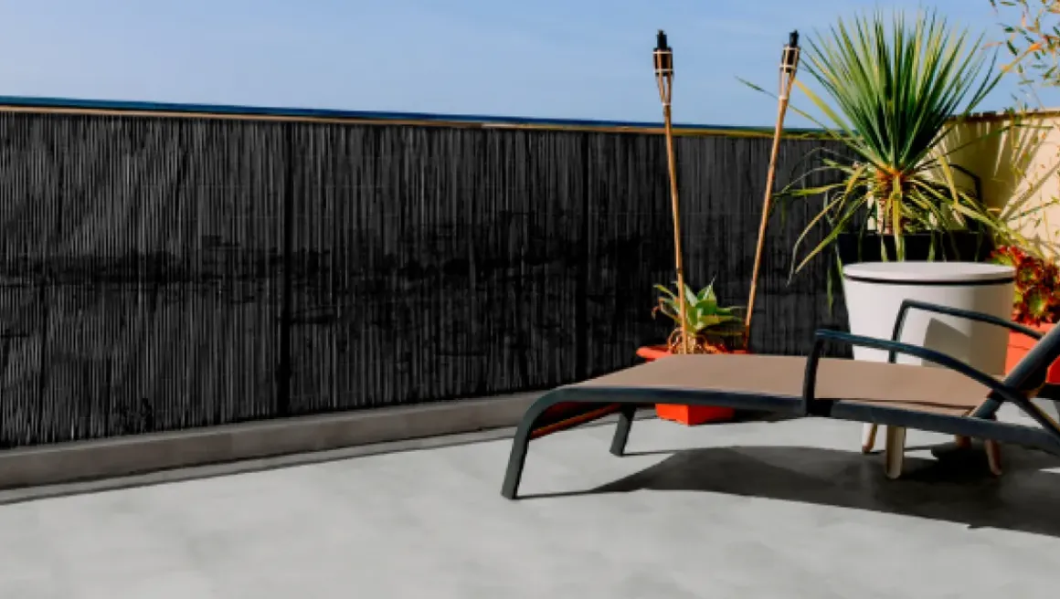 Nortene Tuinscherm Fency Antraciet 1X3M