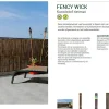 Nortene Tuinscherm Fency Bruin Kunststof 1,5X3M