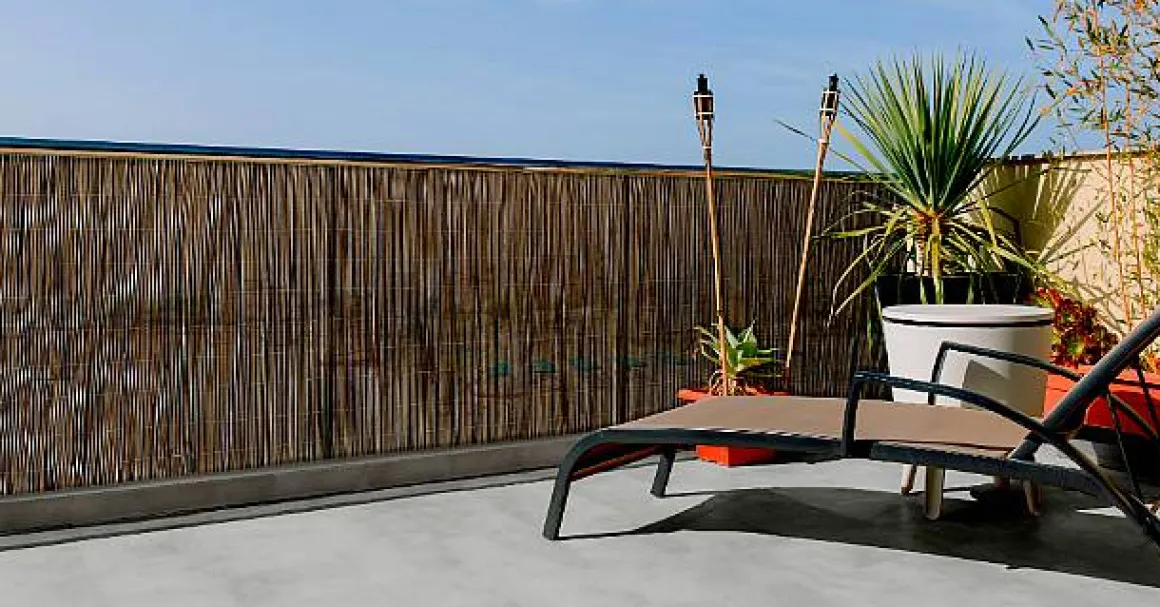 Nortene Tuinscherm Fency Bruin Kunststof 1,5X3M