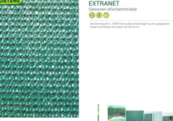 Nortene Zichtbelemmering Extranet Groen 2X10M