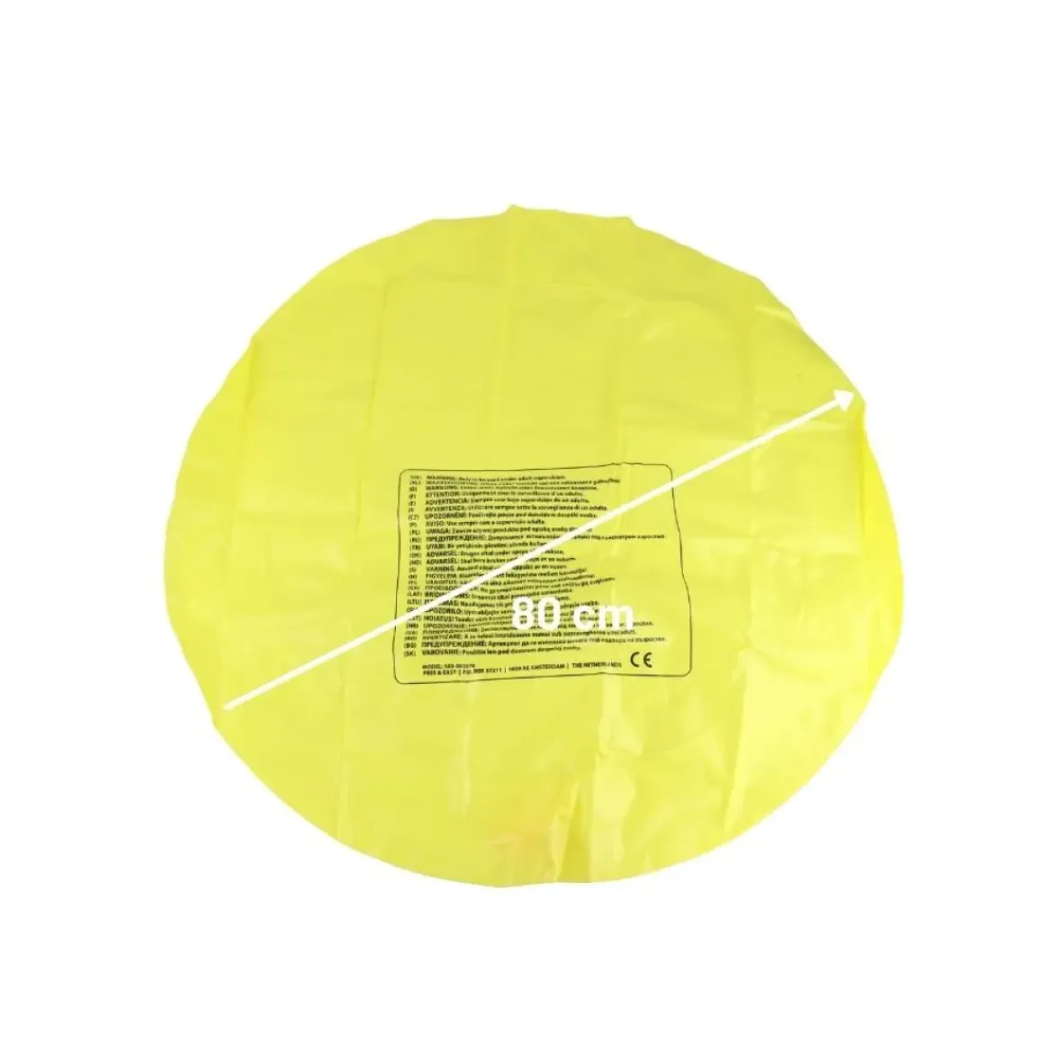 Orange85 Watermat Met Fontein Waterspeelmat Geel 80Cm Kunststof