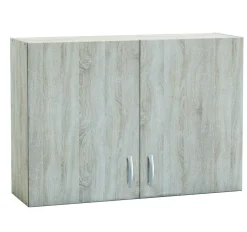 Paprika Bovenkast 100Cm Geborsteld Eik Melamine