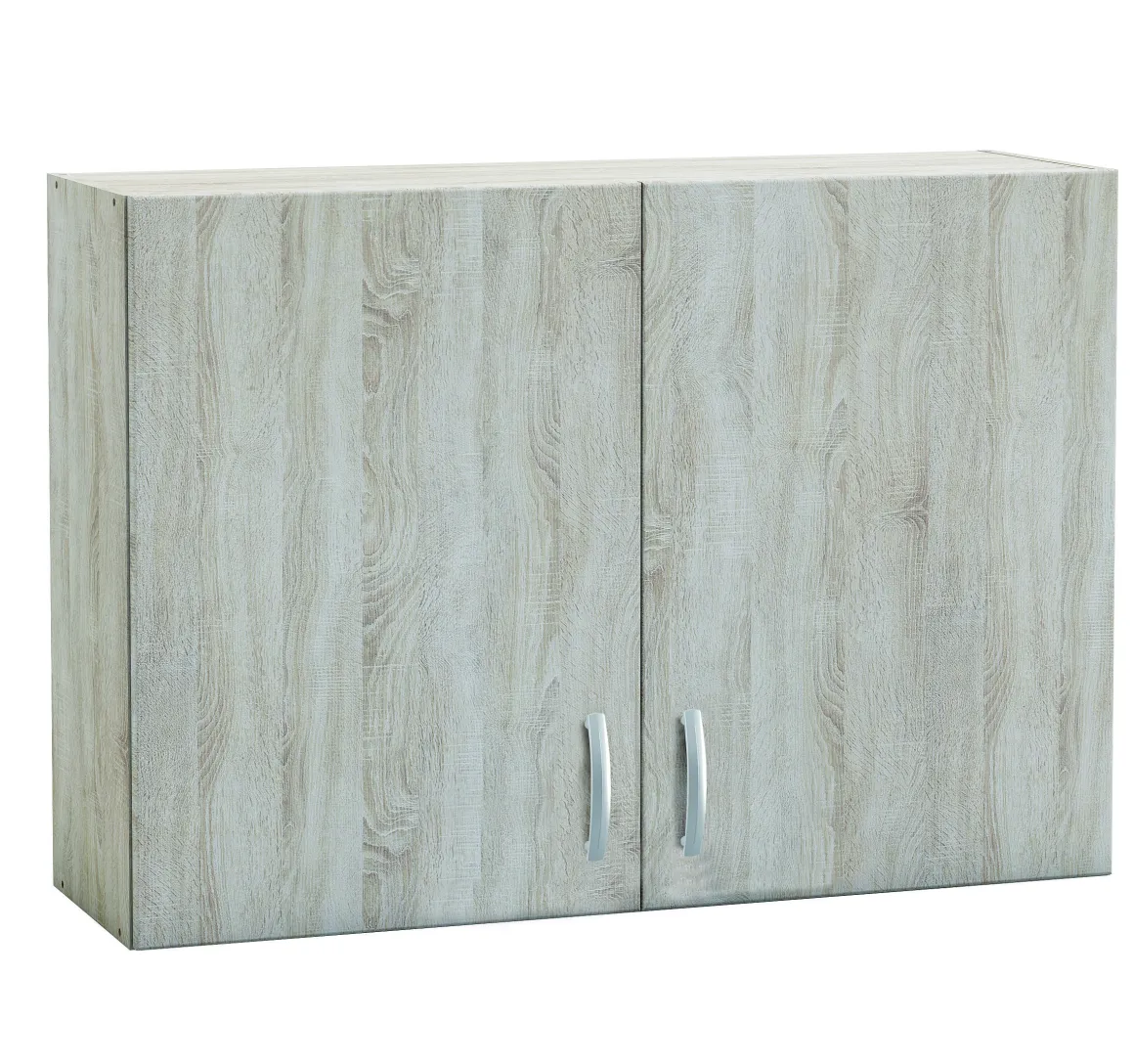 Paprika Bovenkast 100Cm Geborsteld Eik Melamine