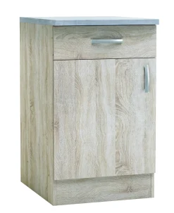Paprika Onderkast 50Cm Geborsteld Eik Melamine