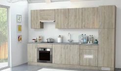 Paprika Onderkast 60Cm Geborsteld Eik Melamine