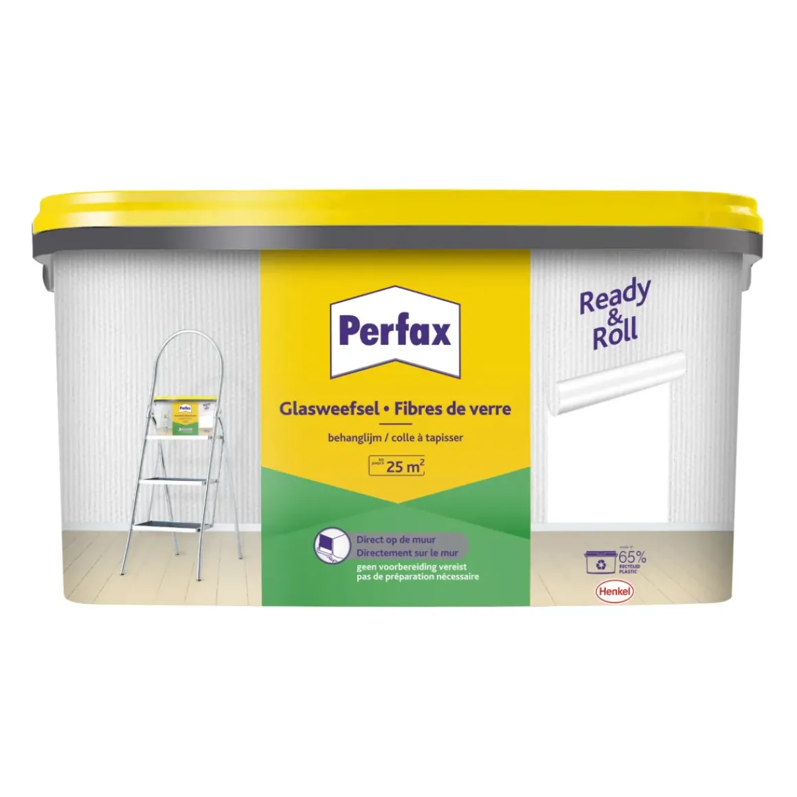Perfax Behanglijm Voor Glasvezel Ready & Roll 5Kg