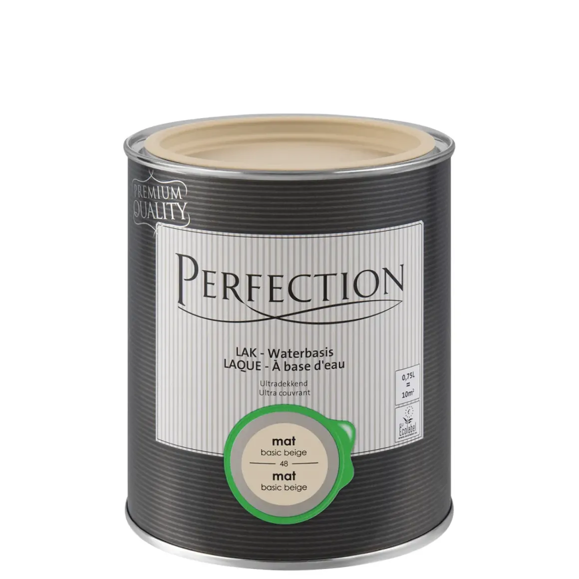 Perfection Lak Ultradekkend Mat Basic Beige 750Ml