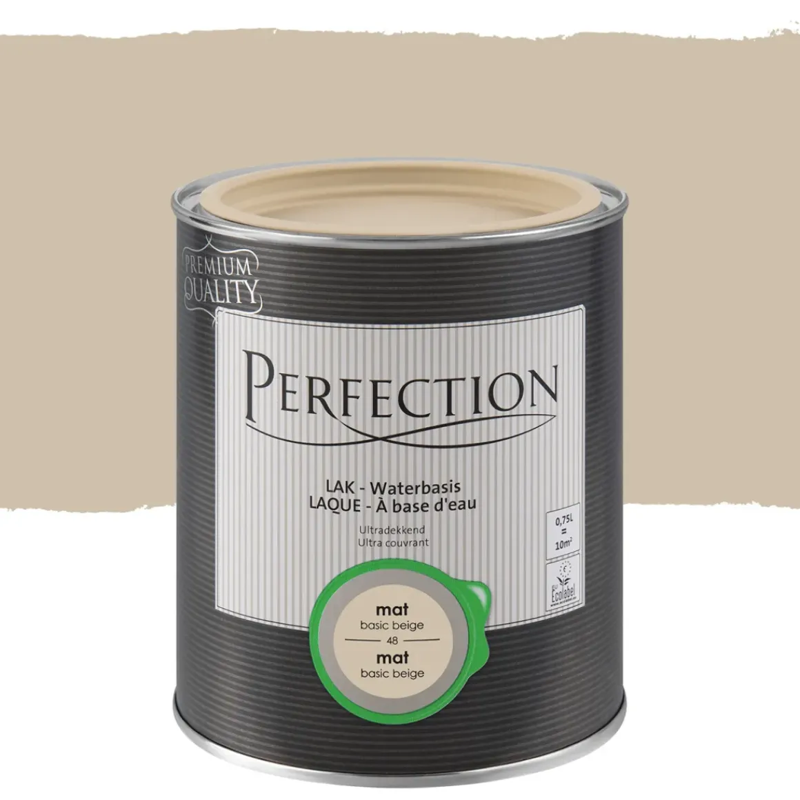 Perfection Lak Ultradekkend Mat Basic Beige 750Ml