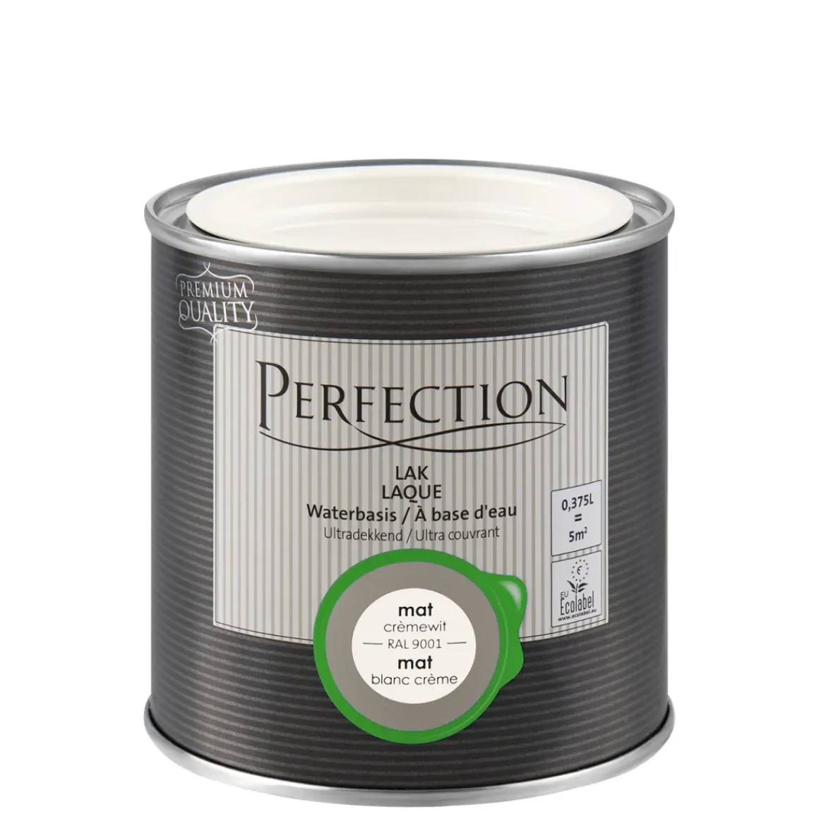 Perfection Lak Ultradekkend Mat Cremewit Ral 9001 375Ml