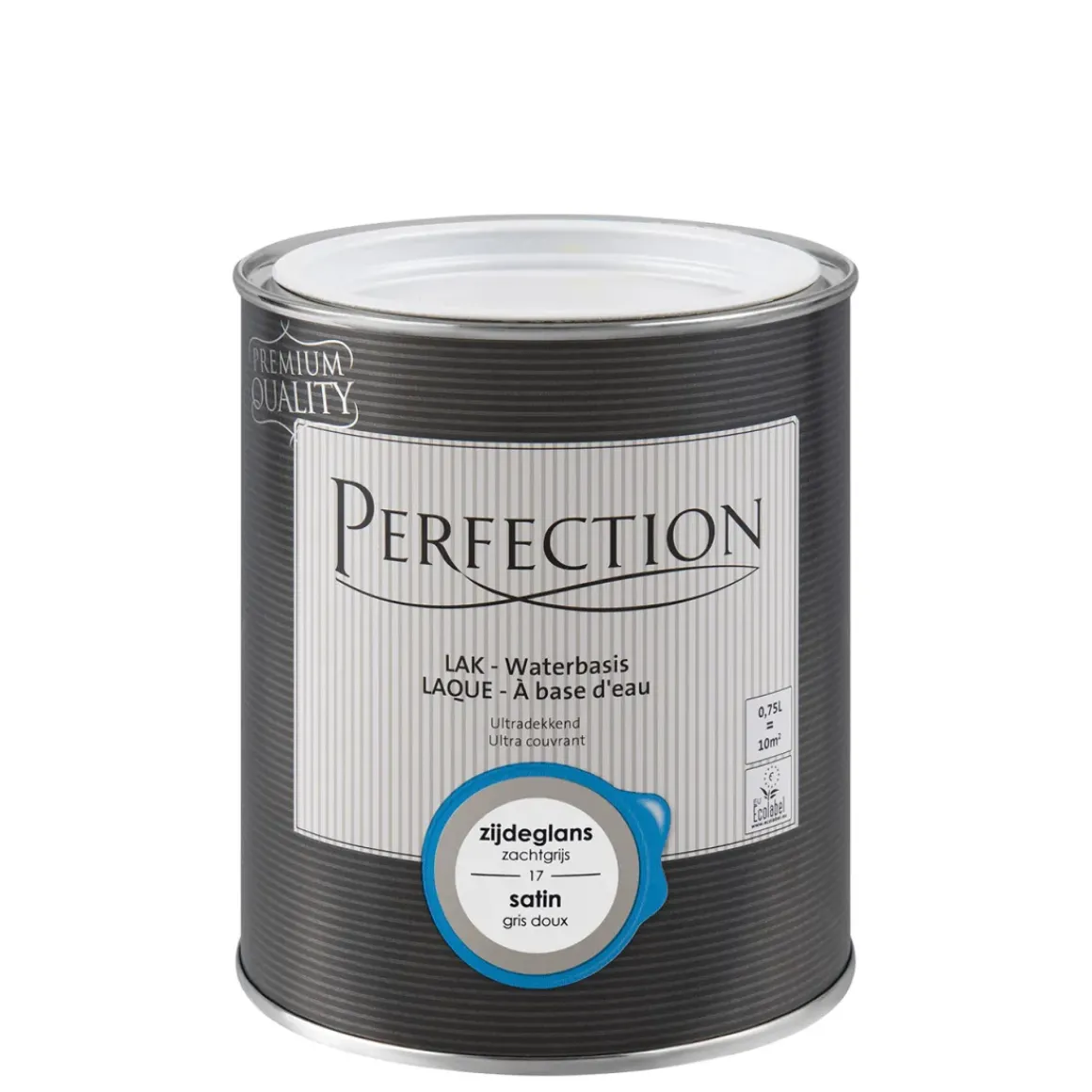 Perfection Lak Ultradekkend Zijdeglans Zachtgrijs 750Ml