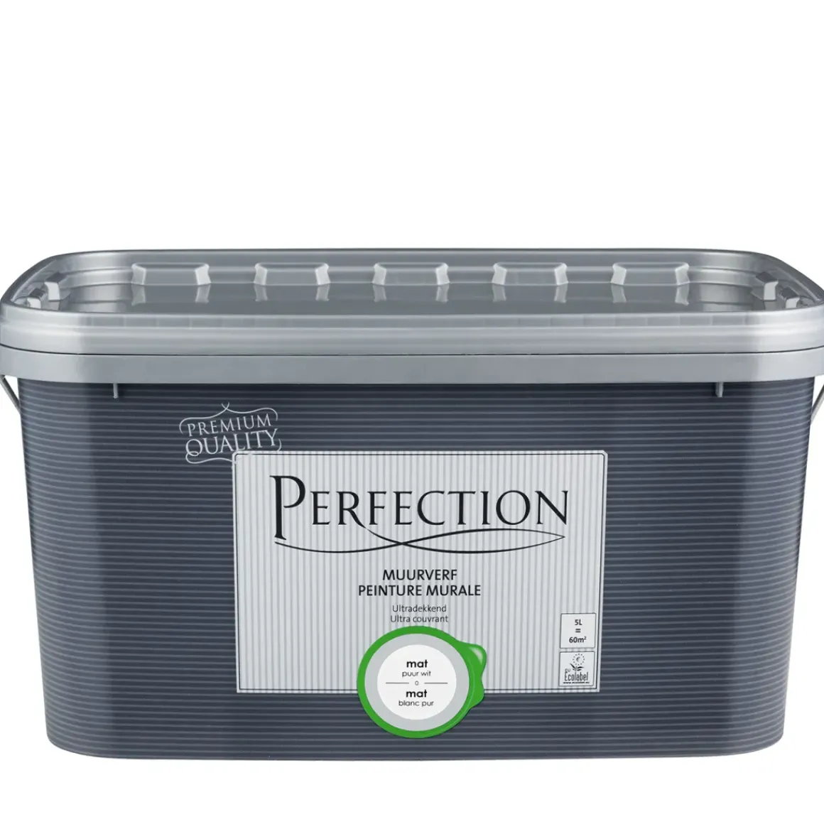 Perfection Muurverf Ultradekkend Mat Puur Wit 5L
