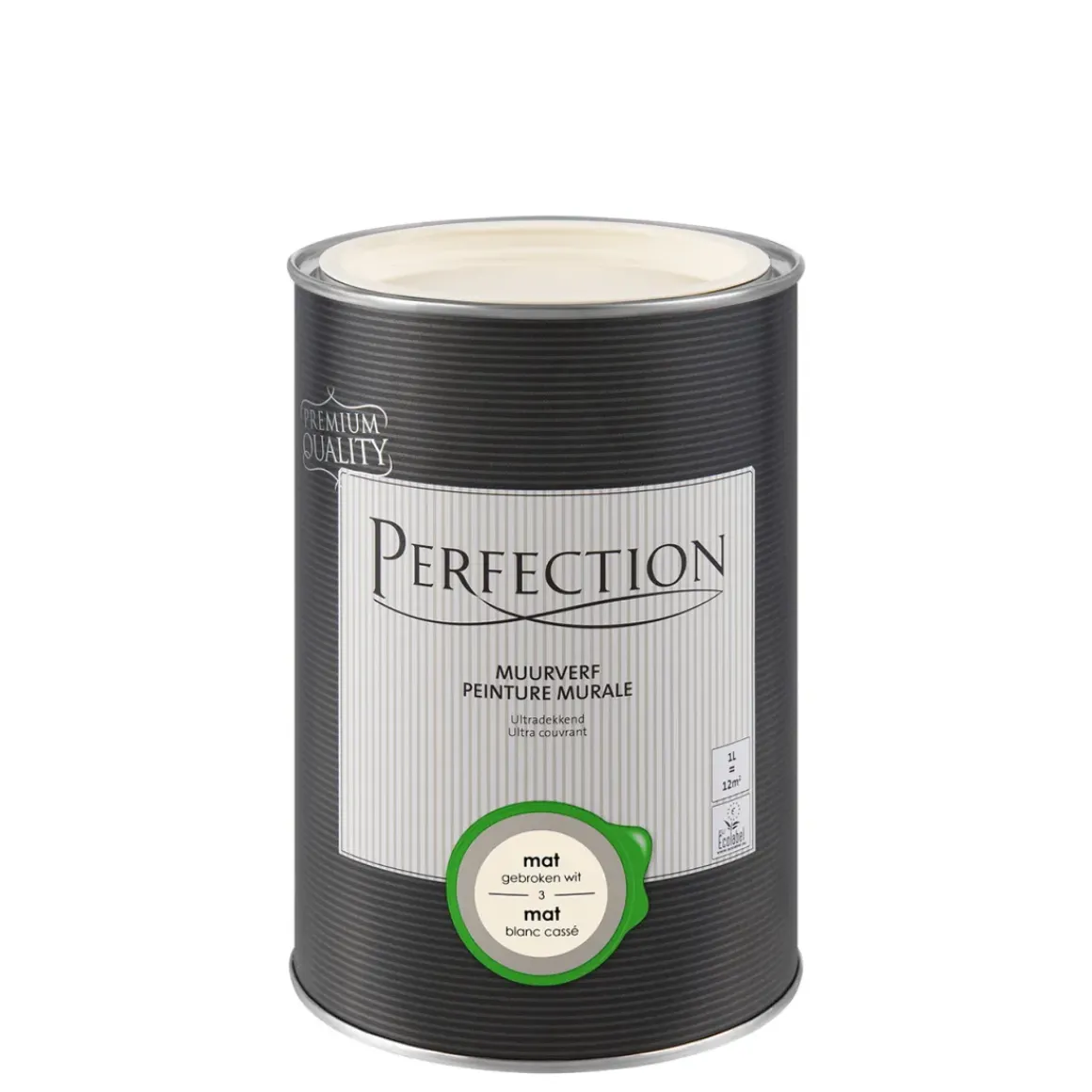Perfection Muurverf Ultradekkend Mat Gebroken Wit 1L