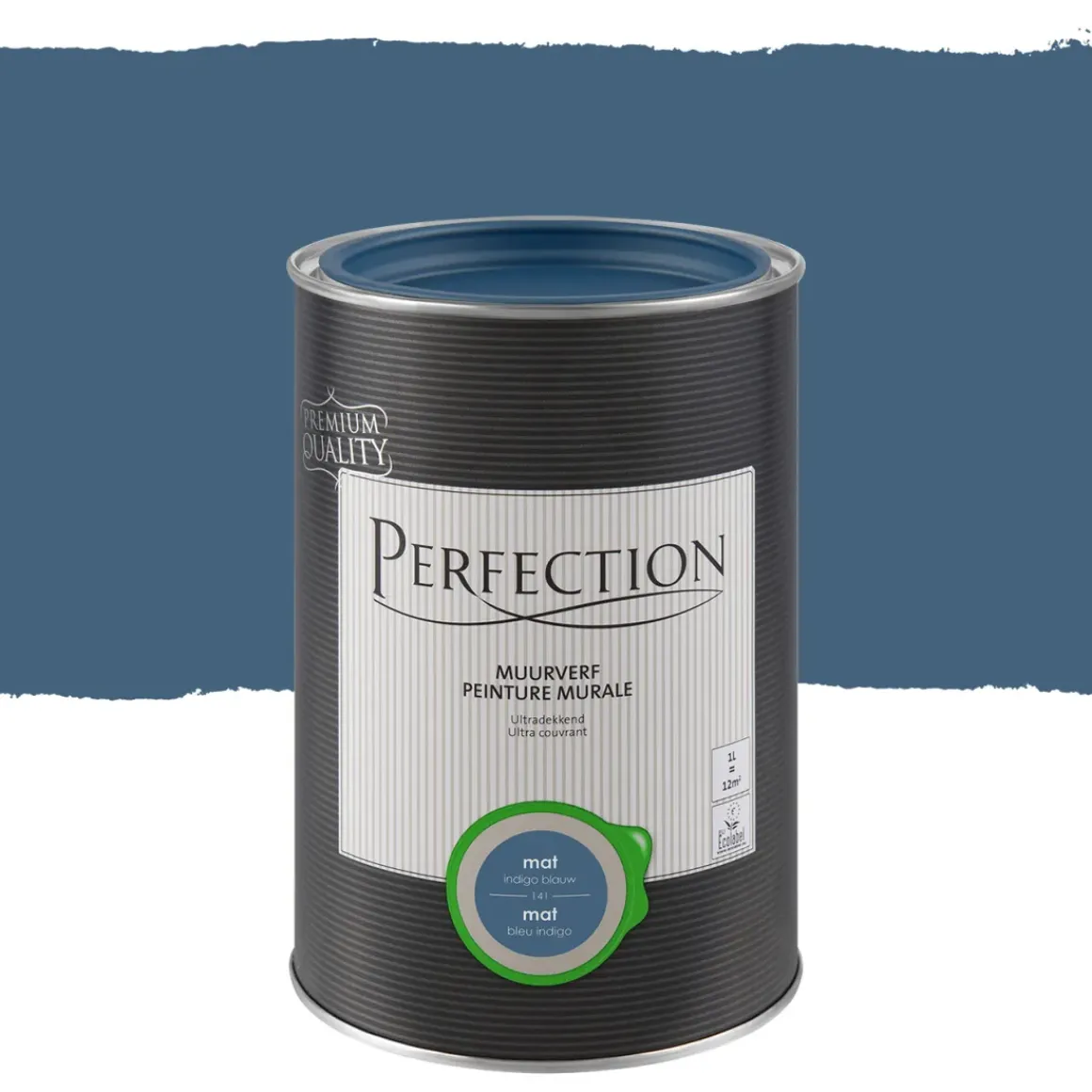Perfection Ultradekkende Muurverf Indigoblauw Mat 1L