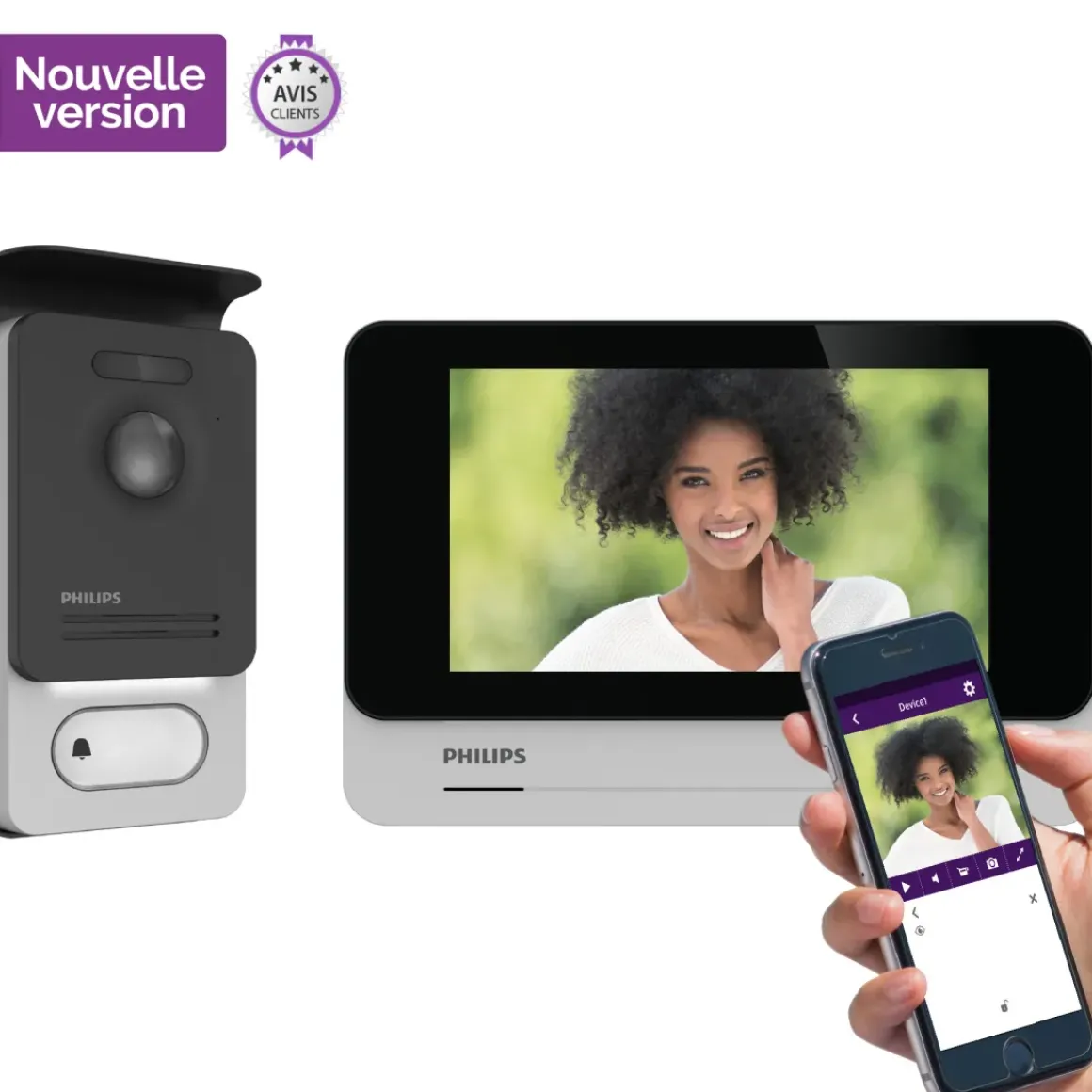 Philips Videointercom Welcomeeye Connect2 Touchscreen 130° Kijkhoek