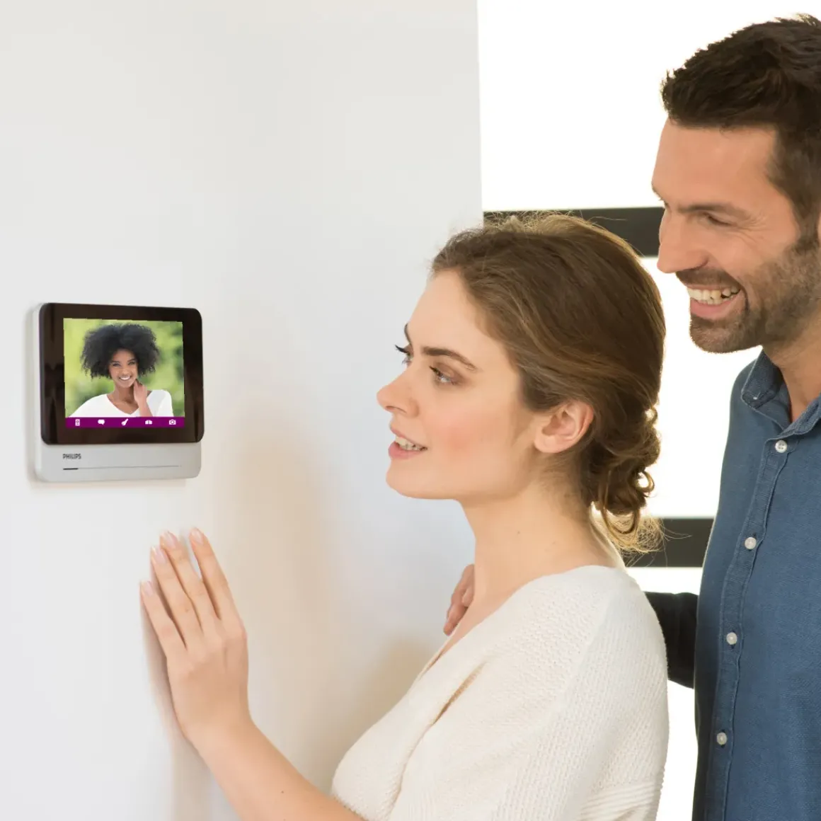 Philips Videointercom Welcomeeye Connect2 Touchscreen 130° Kijkhoek