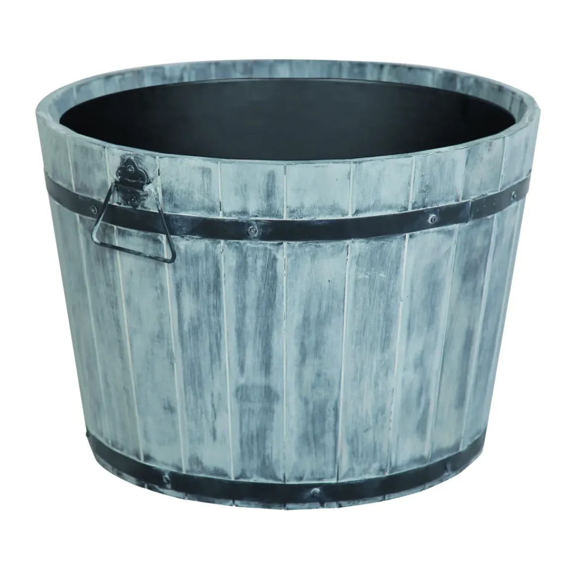 Plantenbak Acaciahout Rond O46Cm Grijs