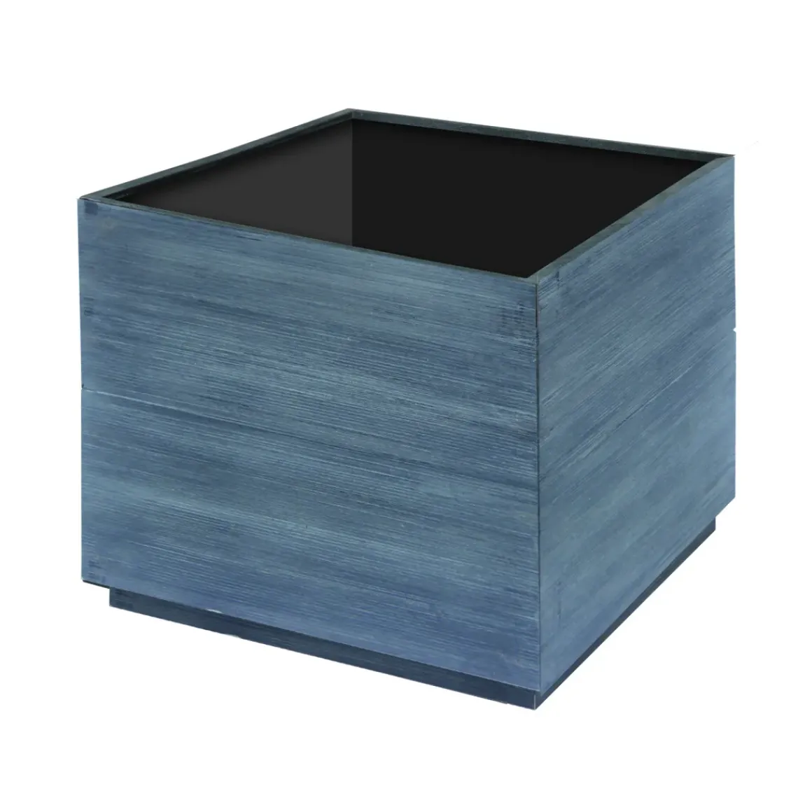 Plantenbak Acaciahout Vierkant 35X35Cm Grijs Geborsteld