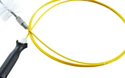 Practo Veegset Voor Pelletkachel Borstel + Soepele Stok Glasvezel O8Cm 3M