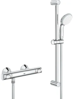 Precision Flow Thermostatische Douchekraan 1/2" Met Doucheset, Chroom