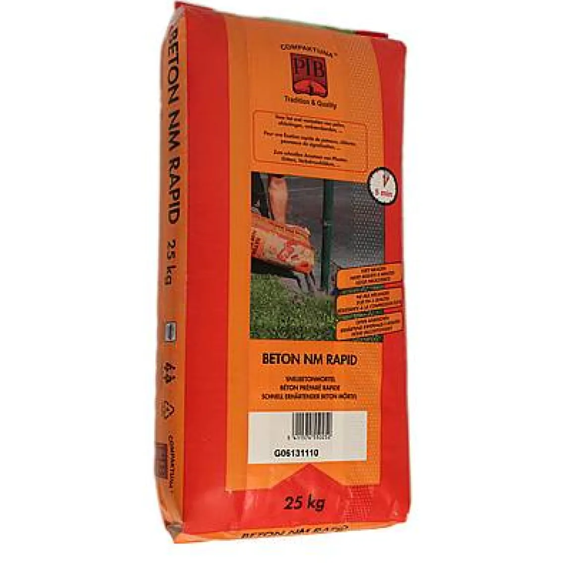 Ptb Snelle Betonmortel 25 Kg