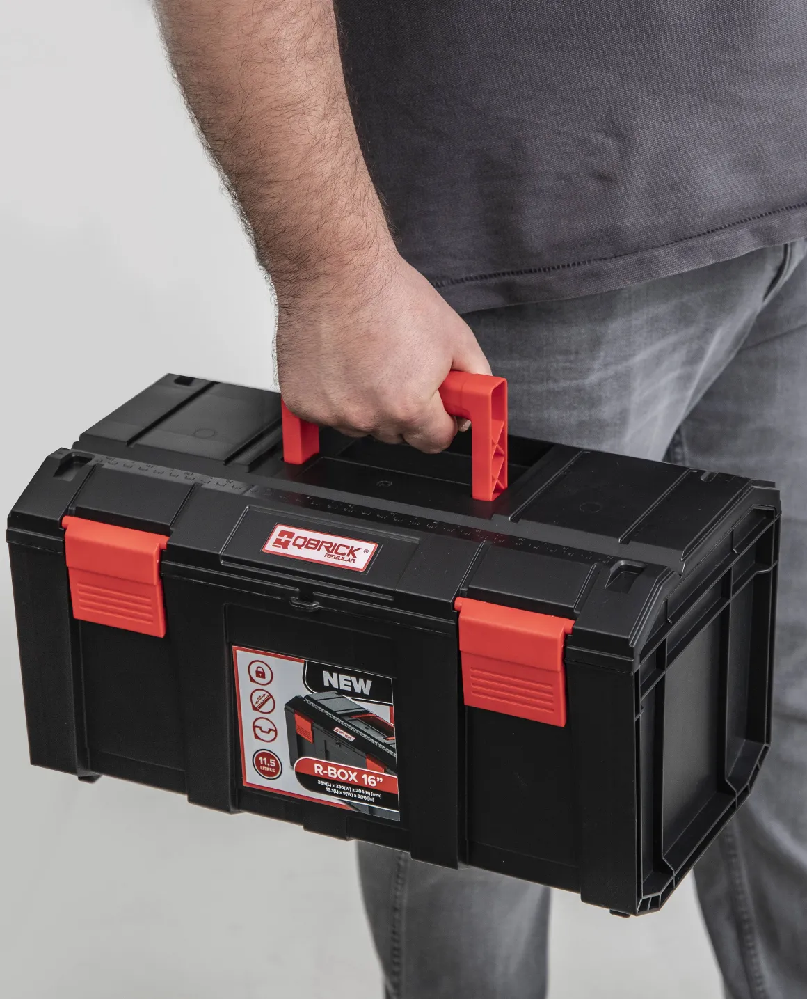 Qbrick Gereedschapskoffer Set Regular R-Box 19"+ 16" 2-Delig